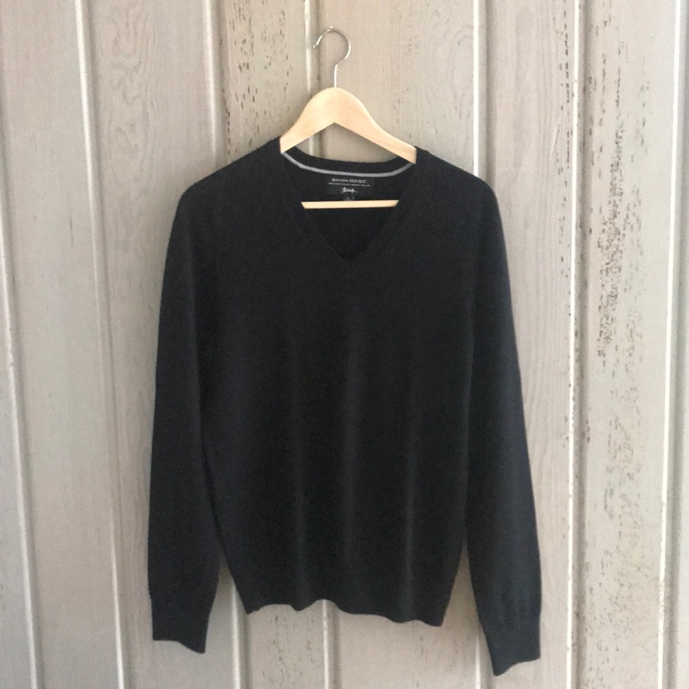 Italian Merino yarn sweater from Banana Republic